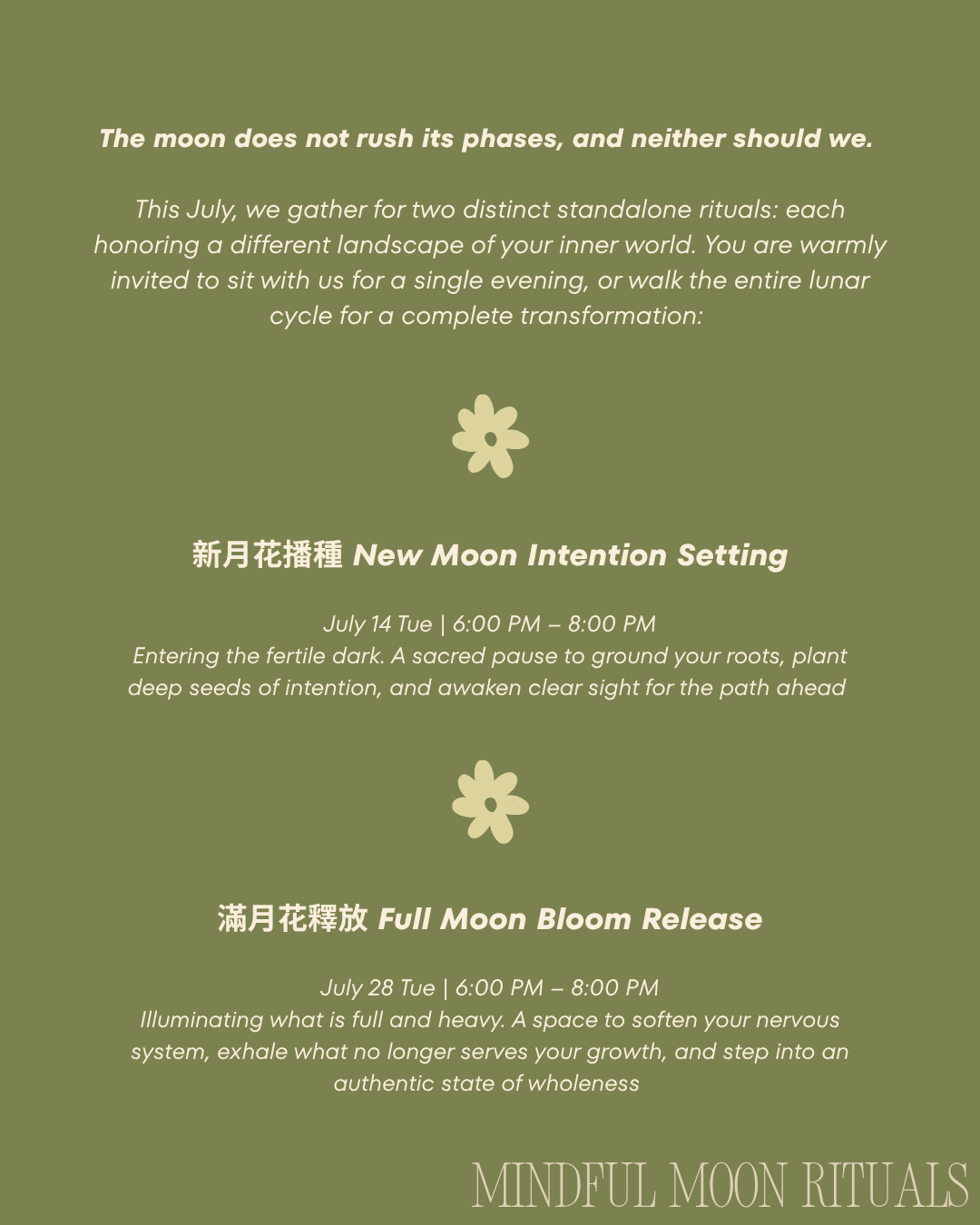 Mindful Moon Rituals