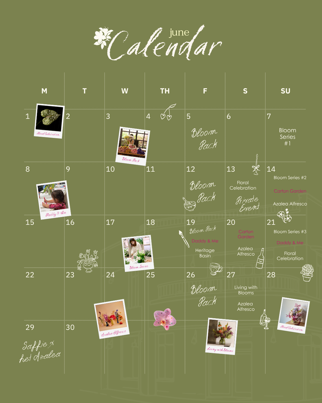 Azalea Alfresco | Wine, Wildflowers  & Cluster Jars